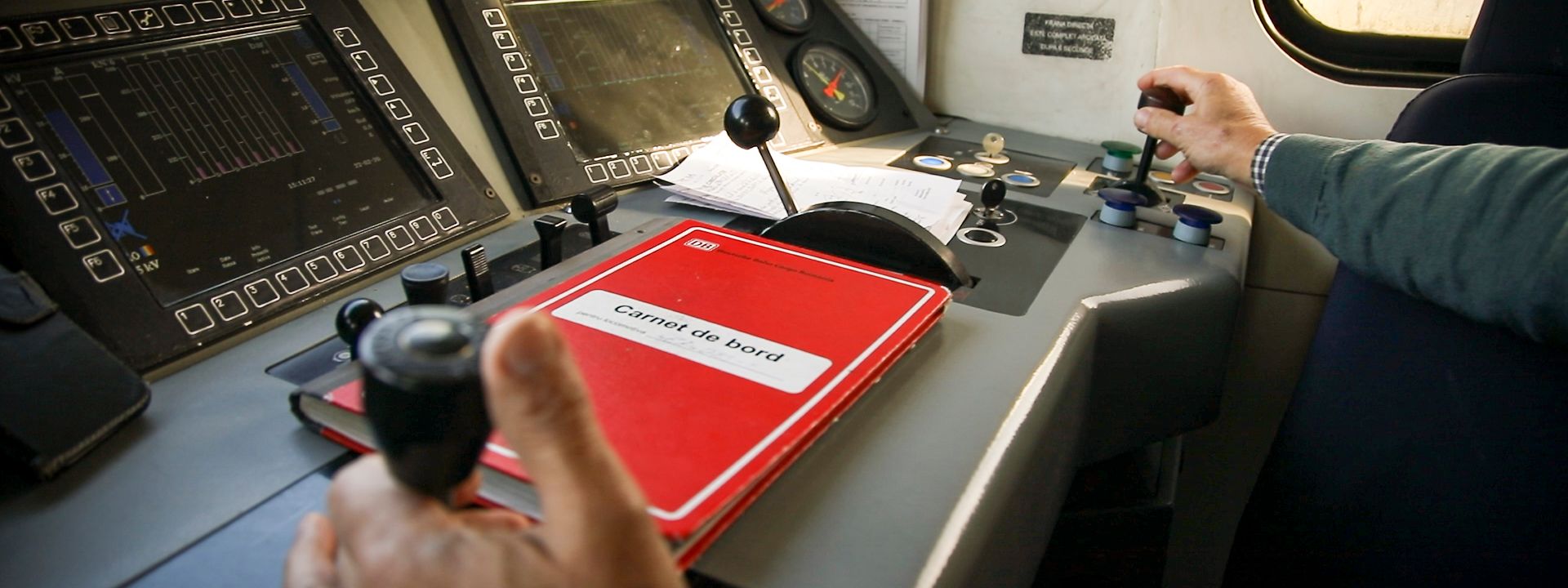 Train driver's cab