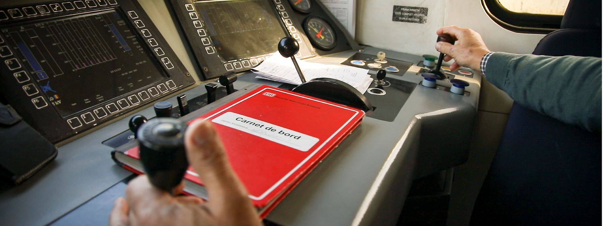 Train driver's cab